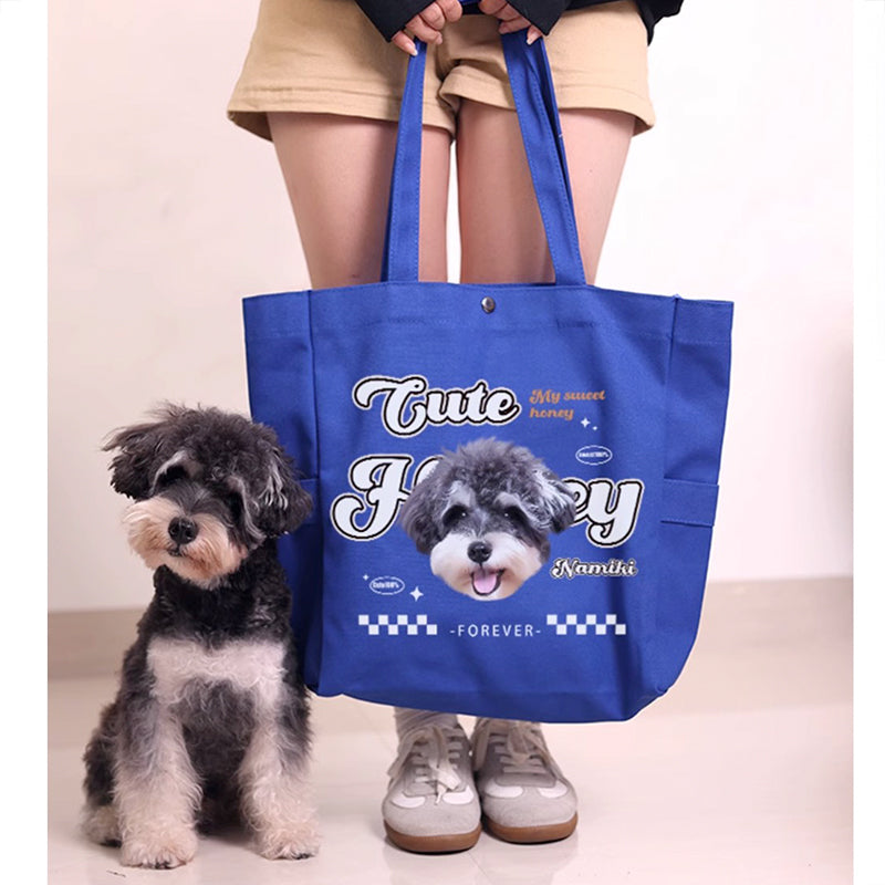 【カスタマイズ】オリジナルデザインキャンバス大容量トートバッグ